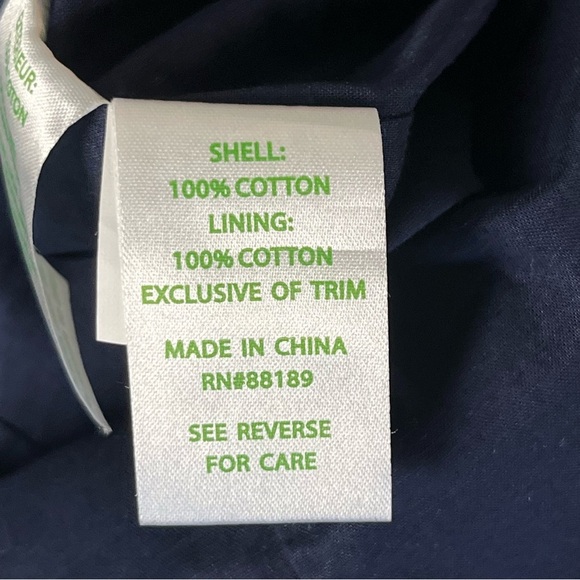 Lilly Pulitzer Valli Shift Dress with Metallic Embroidery in Navy Size 00 - Picture 15 of 16